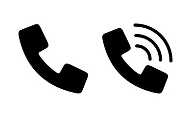 Call icon vector for web and mobile app. telephone sign and symbol. phone icon. contact us