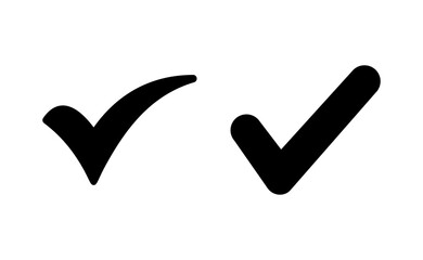 Check mark icon vector for web and mobile app. Tick mark sign and symbol © Lunaraa