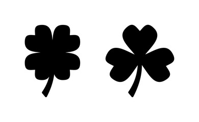 Fototapeta na wymiar Clover icon vector for web and mobile app. clover sign and symbol. four leaf clover icon.