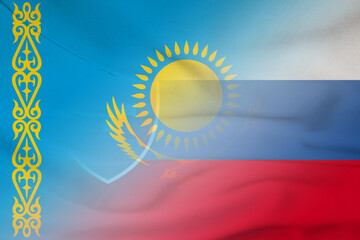 Kazakhstan and Slovakia state flag international contract SVK KAZ