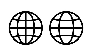 Web icon vector for web and mobile app. go to web sign and symbol. web click icon. Global search icon