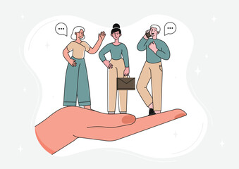 Employee retention concept