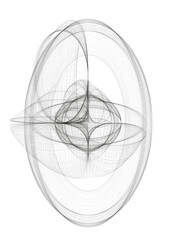 ley de gravedad del espacio, campo gravitacional  © Vlad