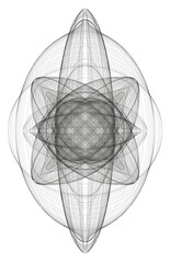 ley de gravedad del espacio, campo gravitacional  © Vlad