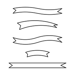 Retro ribbon icons. Old paper. Discount badge shape. Vector illustration. stock image. 