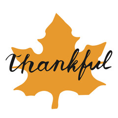 Vintage Thanksgiving Sign Hand Lettering Vector Give Thanks  typography and calligraphy with leaves and wreath