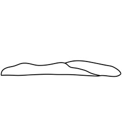 Snow cap, Digital paint illustration