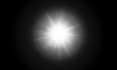 Light flare  Glowing light explodes. Light effect. ray. shining sun  bright flash. Special lens flare light effect.