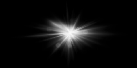Light flare, Glowing light explodes. Light effect. ray. shining sun, bright flash. Special lens flare light effect.