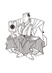 浮世絵　行司　その3