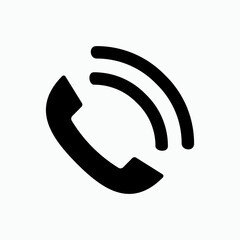Phone Icon - Vector, Calling Symbol for Design, Presentation, Website or Apps Elements