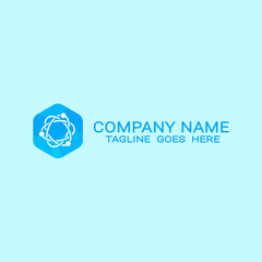 technology network business template vector logo.