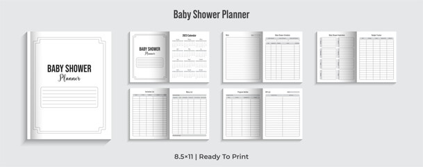 Editable Baby Shower Planner KDP Interior’s Interior Design