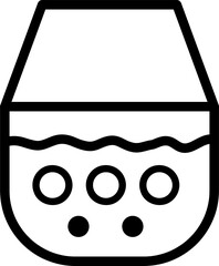 Epidermis, skin icon. Element of skin care icon. Thin line icon for website design and development, app development..eps