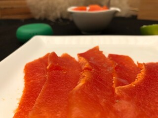 nice pawpaw cocktail with salt and lemon