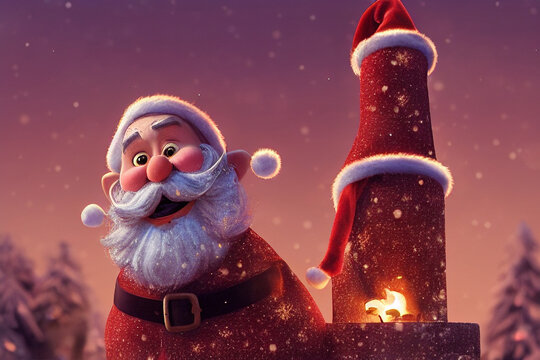 Santa Laughing