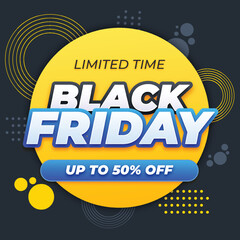 Black Friday Flat Limited Time Template