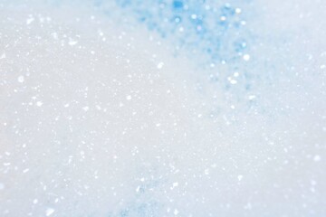 Abstract close-up white soap bubble background texture