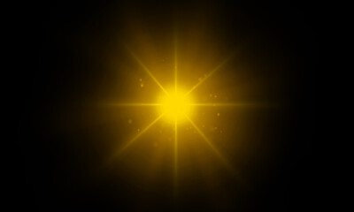 Light flare. Glowing light explodes. Light effect. ray. shining sun  bright flash. Special lens flare light effect.