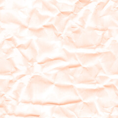 Seamless Crumpled Paper Texture. Rough, folded material. Inspiring background for design, advertising, 3d. Empty space for inscriptions. A sheet of parchment, cardboard, scrapbooking paper.