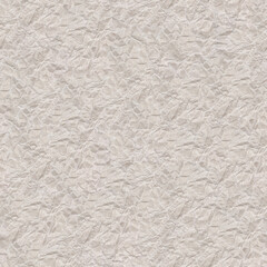 Obraz premium Seamless Crumpled Paper Texture. Rough, folded material. Inspiring background for design, advertising, 3d. Empty space for inscriptions. A sheet of parchment, cardboard, scrapbooking paper.