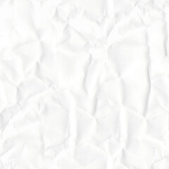 Seamless Crumpled Paper Texture. Rough, folded material. Inspiring background for design, advertising, 3d. Empty space for inscriptions. A sheet of parchment, cardboard, scrapbooking paper.