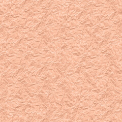 Seamless Crumpled Paper Texture. Rough, folded material. Inspiring background for design, advertising, 3d. Empty space for inscriptions. A sheet of parchment, cardboard, scrapbooking paper.