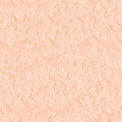 Seamless Crumpled Paper Texture. Rough, folded material. Inspiring background for design, advertising, 3d. Empty space for inscriptions. A sheet of parchment, cardboard, scrapbooking paper.
