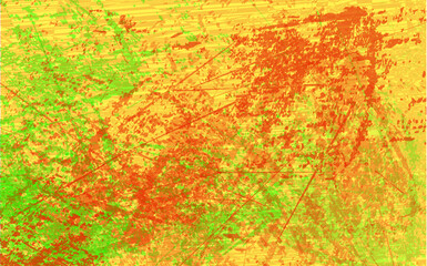 Abstract grunge texture yellow color background vector