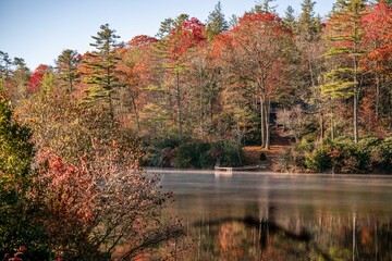 blue ridge mountain fall