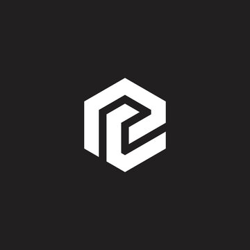 Alphabet CP, PC letter logo design template vector illustration.