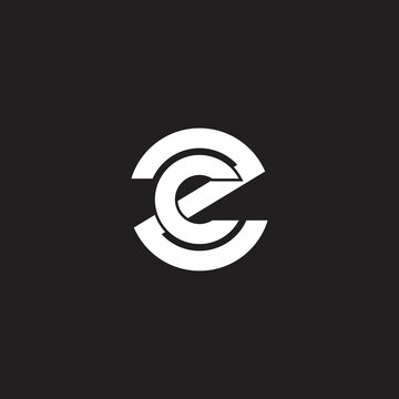 Abstract ZC, CZ, Z, C vector logo monogram icon template.