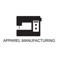 apparel manufacturing icon , industry icon