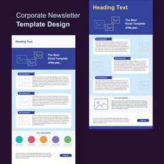 Corporate Business Email Newsletter Template