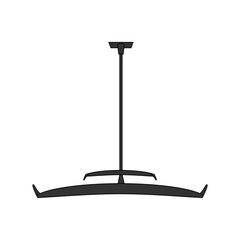 SUP foil pictogram vector illustration.