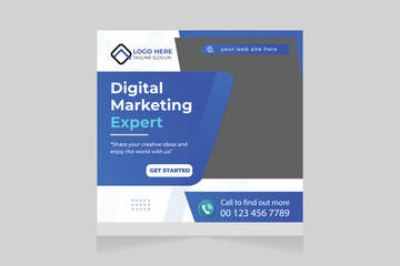 Creative social media post design templates, modern, and new creative design.