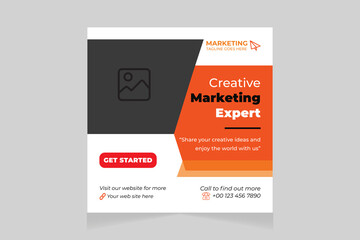 Creative social media post design templates, modern, and new creative design.