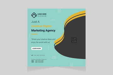 Creative social media post design templates, modern, and new creative design.