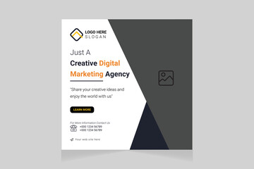 Creative social media post design templates, modern, and new creative design.
