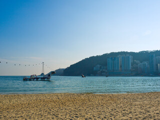 Songdo beach in Busan, South Korea.