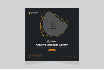 Creative social media post design templates, modern, and new creative design.