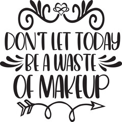 Obraz premium Makeup SVG And T-Shirt Designs