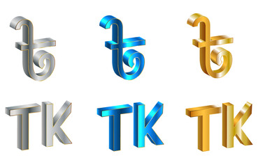 Bangladeshi Taka currency symbol.Golden shiny Taka money sign