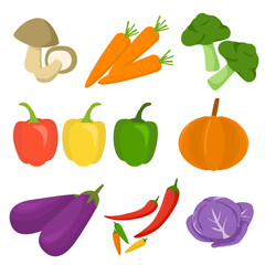 collection of vegetables element