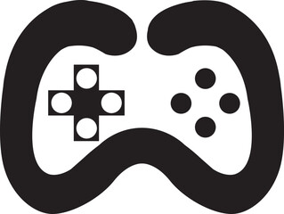 Video game controller  gamepad flat icon for apps and websites