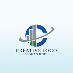Credit repair Service vector financial logo