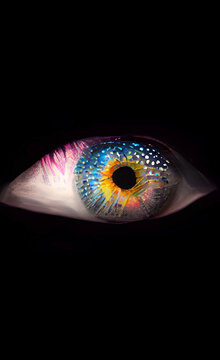 abstract image of the eye