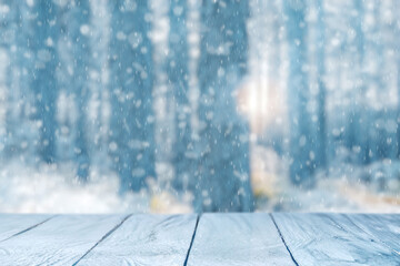 Christmas and new year winter background.