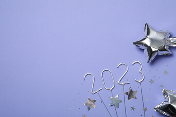 Concept of Happy New Year 2023, space for text