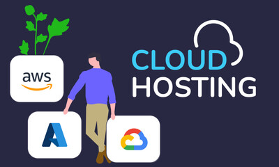 Cloud Hosting Illustration